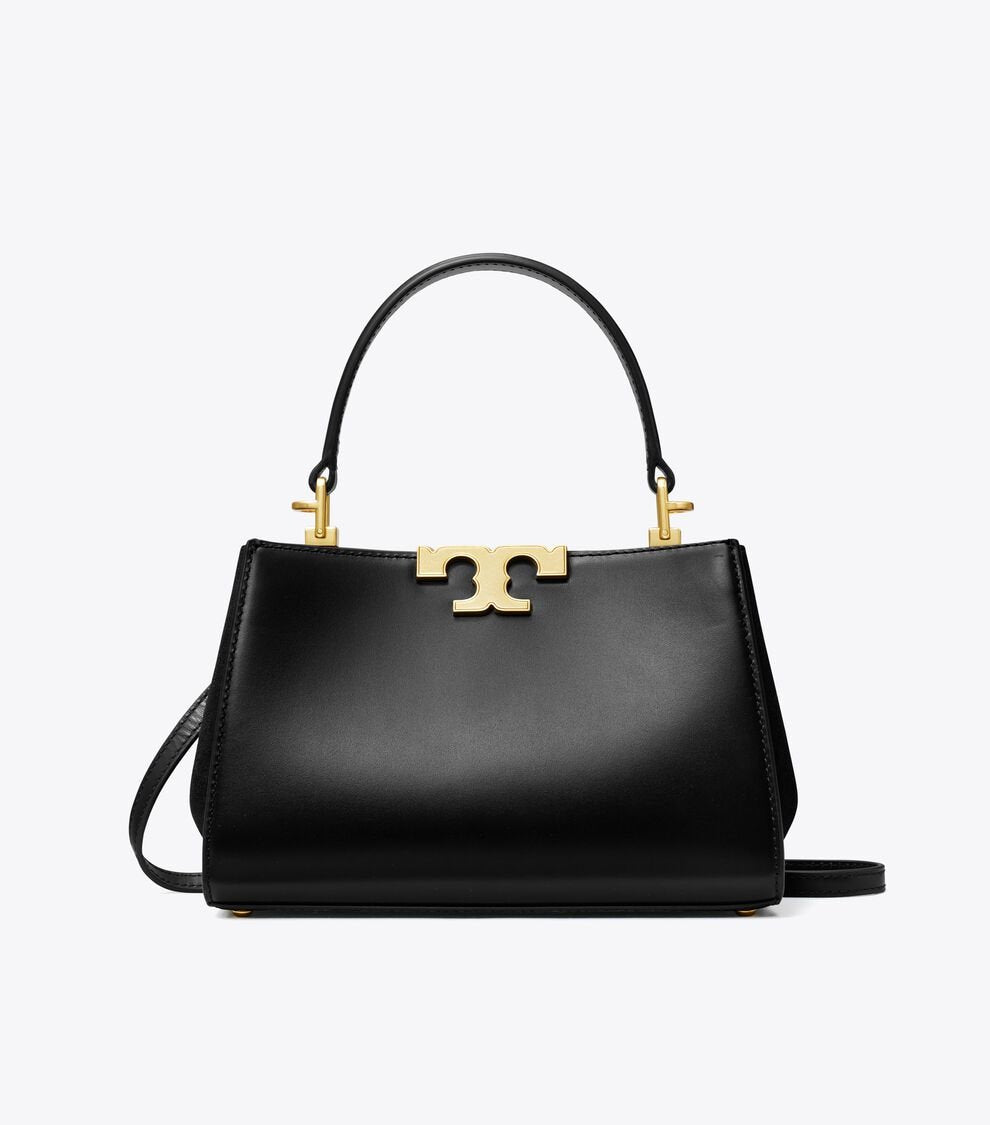 Tory Burch Mini Eleanor Satchel in black leather