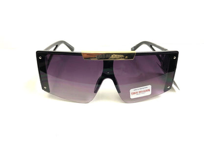 True Religion Sunglasses Black/Purple Oversized without cover
