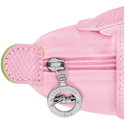 LONGCHAMP LE PLIAGE GREEN MINI POUCH WITH HANDLE