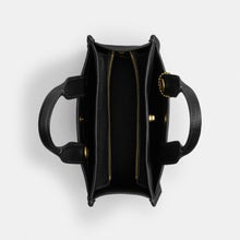 Coach Cargo Tote Bag 26 leather in black