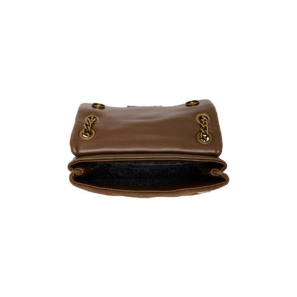 Kurt Geiger Soho Large Leather Bag in Brown Suede