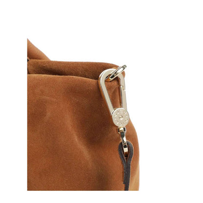 Abro Williw Handbag Leather Suede in Cuoio
