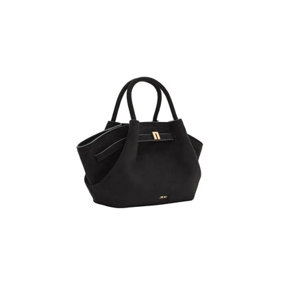 JW PEI Hana Suede Mini Tote Bag in Black