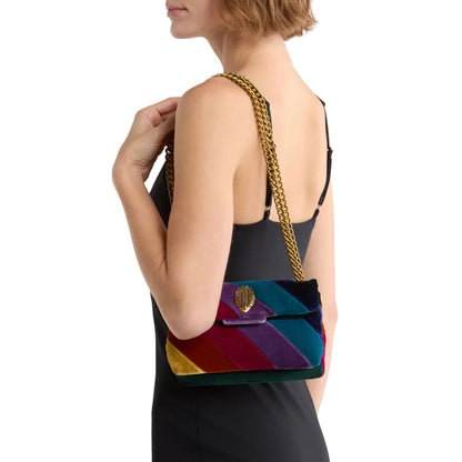 Kurt Geiger Mini Soho Fabric Shoulder Bag in Red Multi