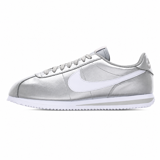 Nike Cortez Metallic Silver Shoes
