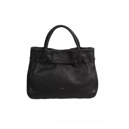 Abro Handbag JILL Medium Leather Dalia Standard in Black