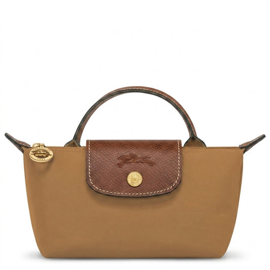 L.O.N.G.C.H.A.M.P LE PLIAGE ORIGINAL POUCH in fawn