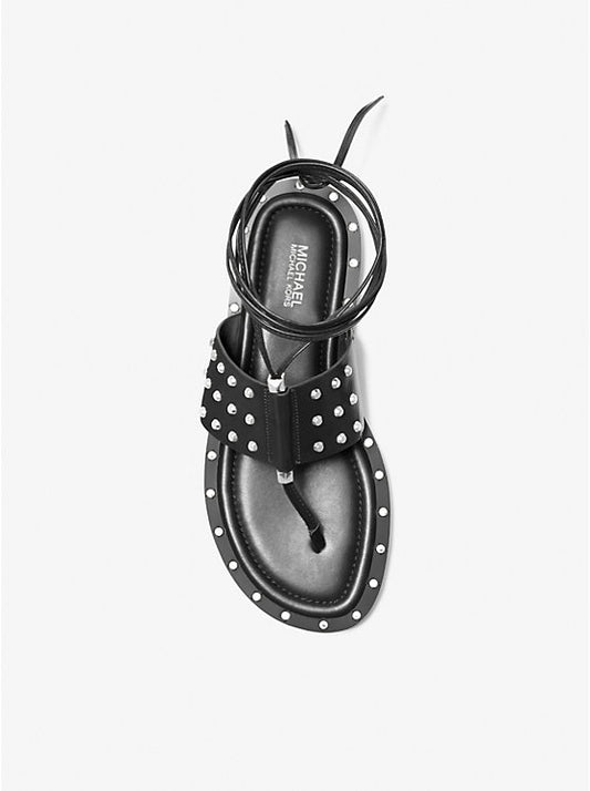 MICHAEL KORS Jagger Studded Leather Sandal size 6.5M