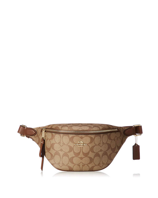 Coach Signature waist Bag Fanny Pack Brown