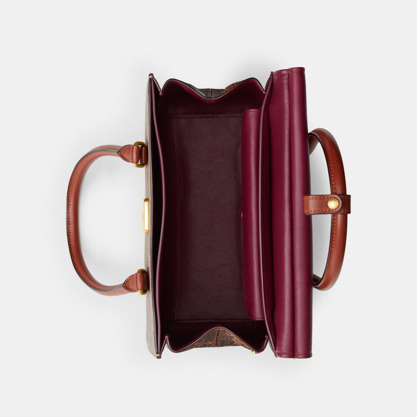 BROOME CARRYALL IN SIGNATURE CANVAS WITH SNAKESKIN DETAIL