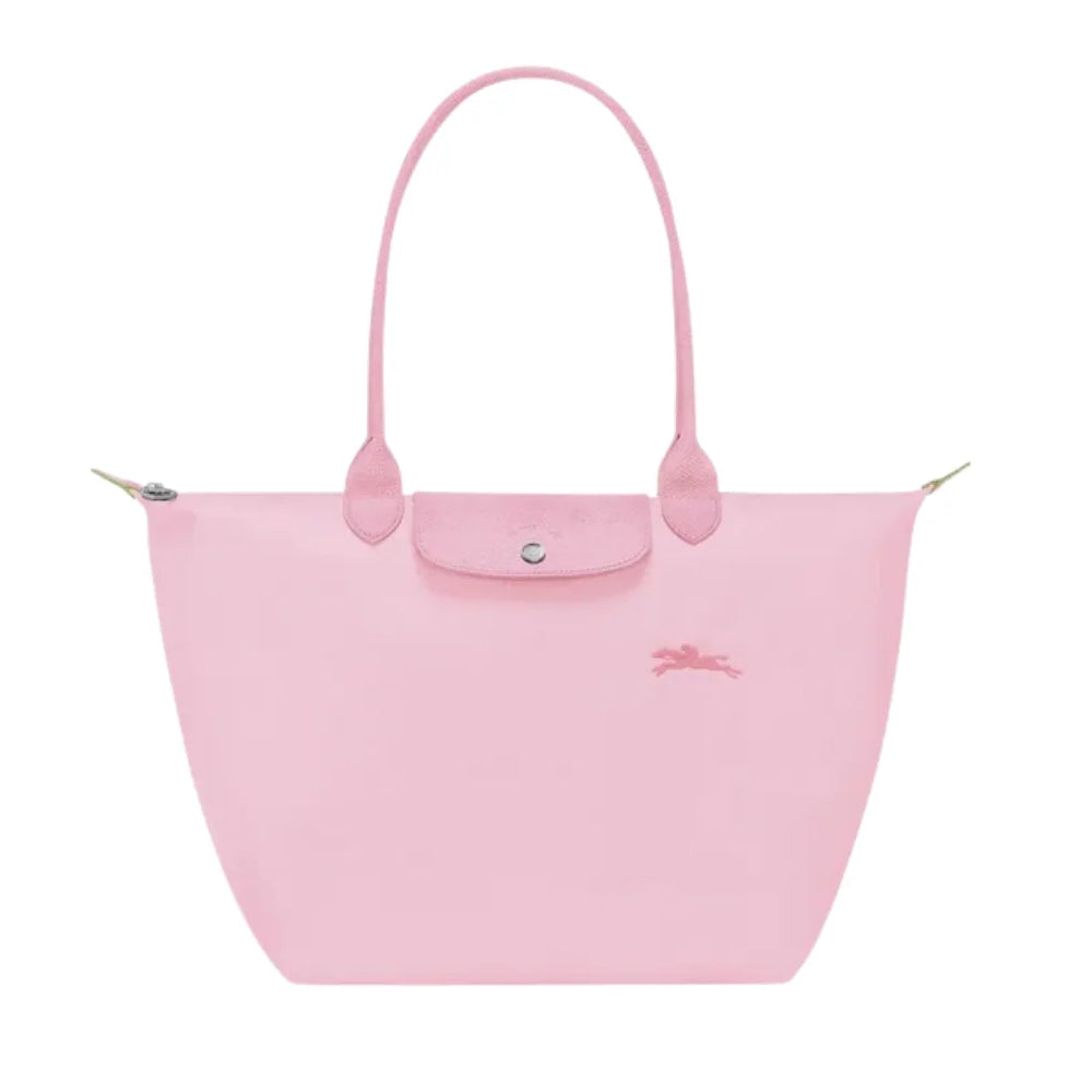 L.o.n.g.c.h.a.m.p Green Line Le Pliage Medium Size in Baby Pink