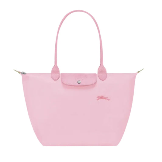 L.o.n.g.c.h.a.m.p Green Line Le Pliage Medium Size in Baby Pink