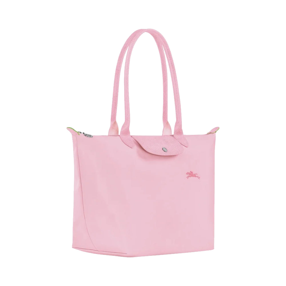 L.o.n.g.c.h.a.m.p Green Line Le Pliage Medium Size in Baby Pink