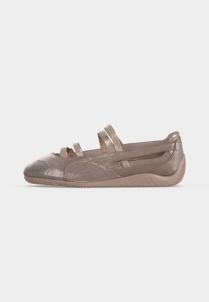 Puma SPEEDCAT BALLET - Ankle strap ballerina shoes - rose latte/silver-coloured size 39