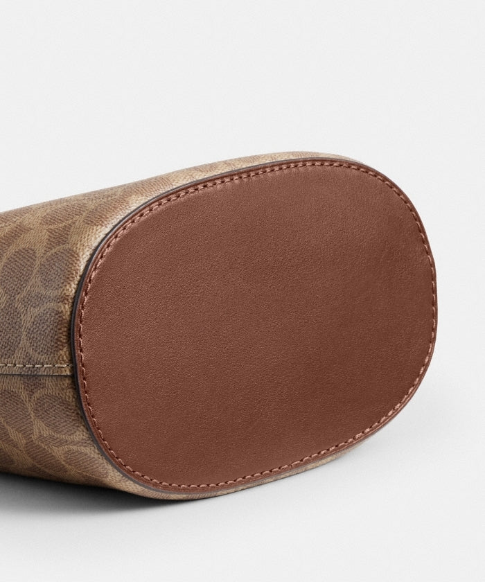 Coach Bleecker Bucket Bag 21 In Signature Canvas