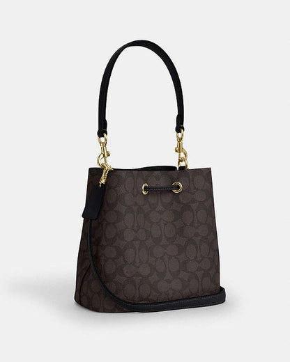 Coach Rowan Bucket Bag In Signature Canvas