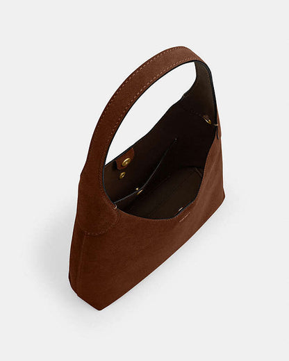 Coach Brooklyn Shoulder Bag 28 in suede material
