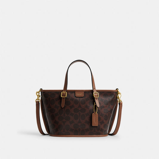 COACH TAXI TOTE BAG 21 IN SIGNATURE CANVAS