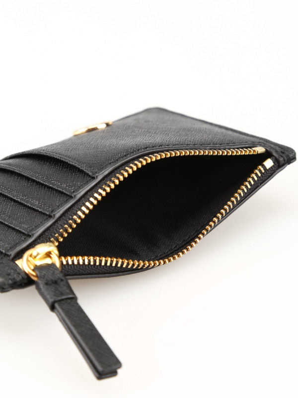 Tory Burch Robinson Slim black card holder