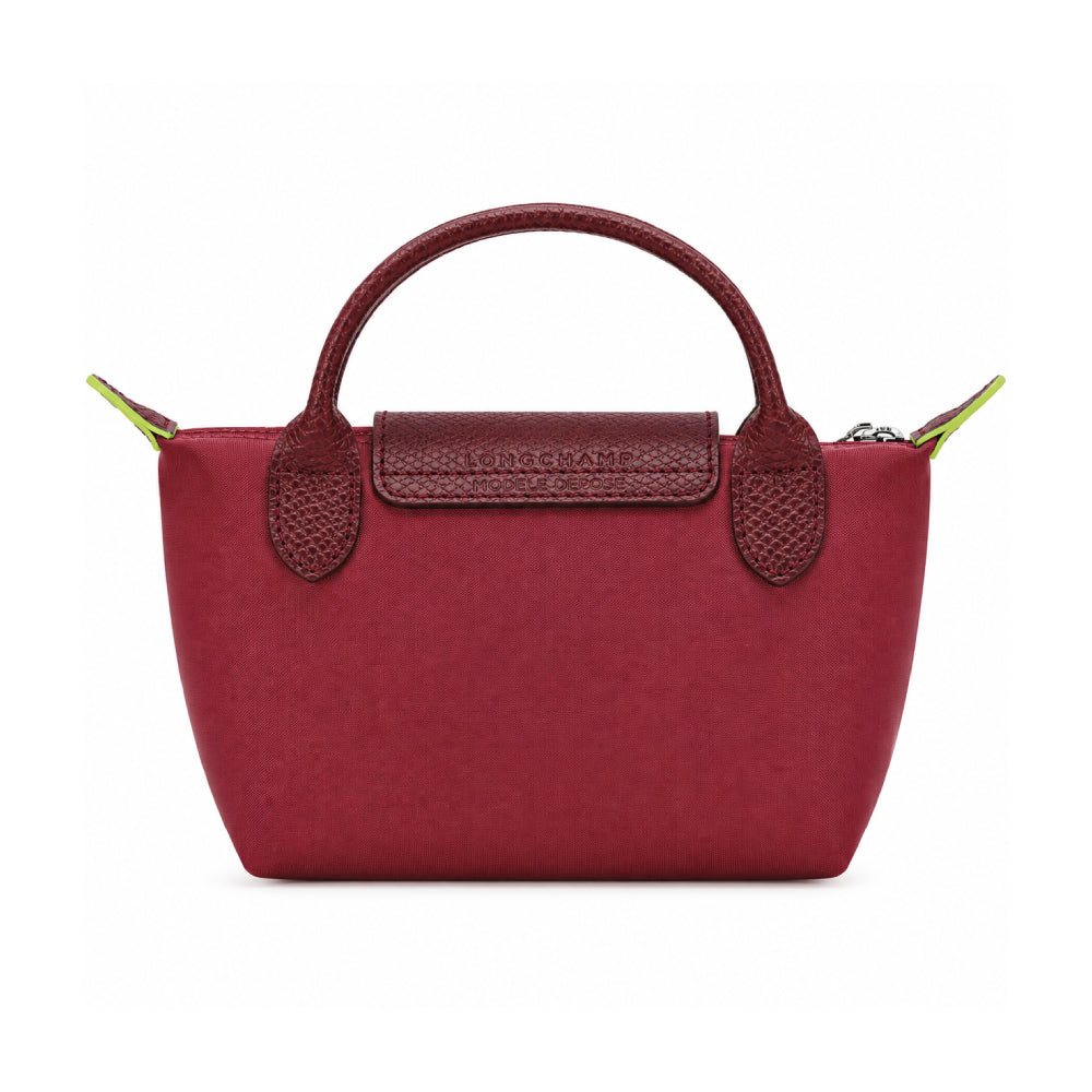 L.O.N.G.C.H.A.M.P Le Pliage Green Pouch in Chestnut