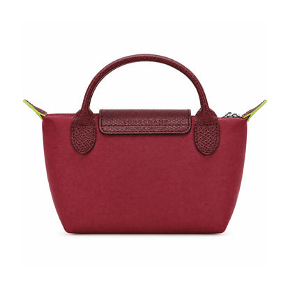 L.O.N.G.C.H.A.M.P Le Pliage Green Pouch in Chestnut