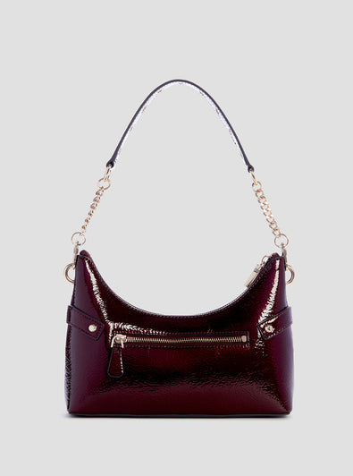 Guess Burgundy Trissa Shoulder Bag