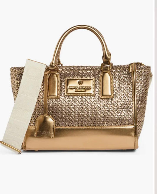 Kurt Geiger Chiswick Small Shopper Bag in copper