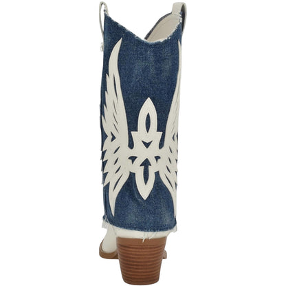 Guess Women's Raegan Western Boot size 9M in jeans