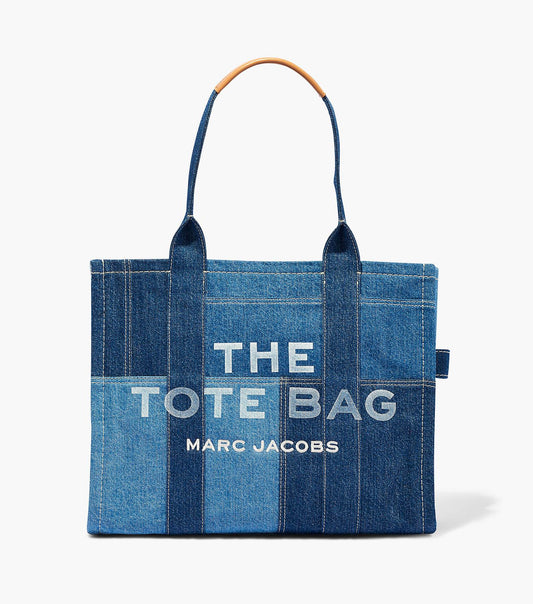 The denim large tote bag marc jacobs