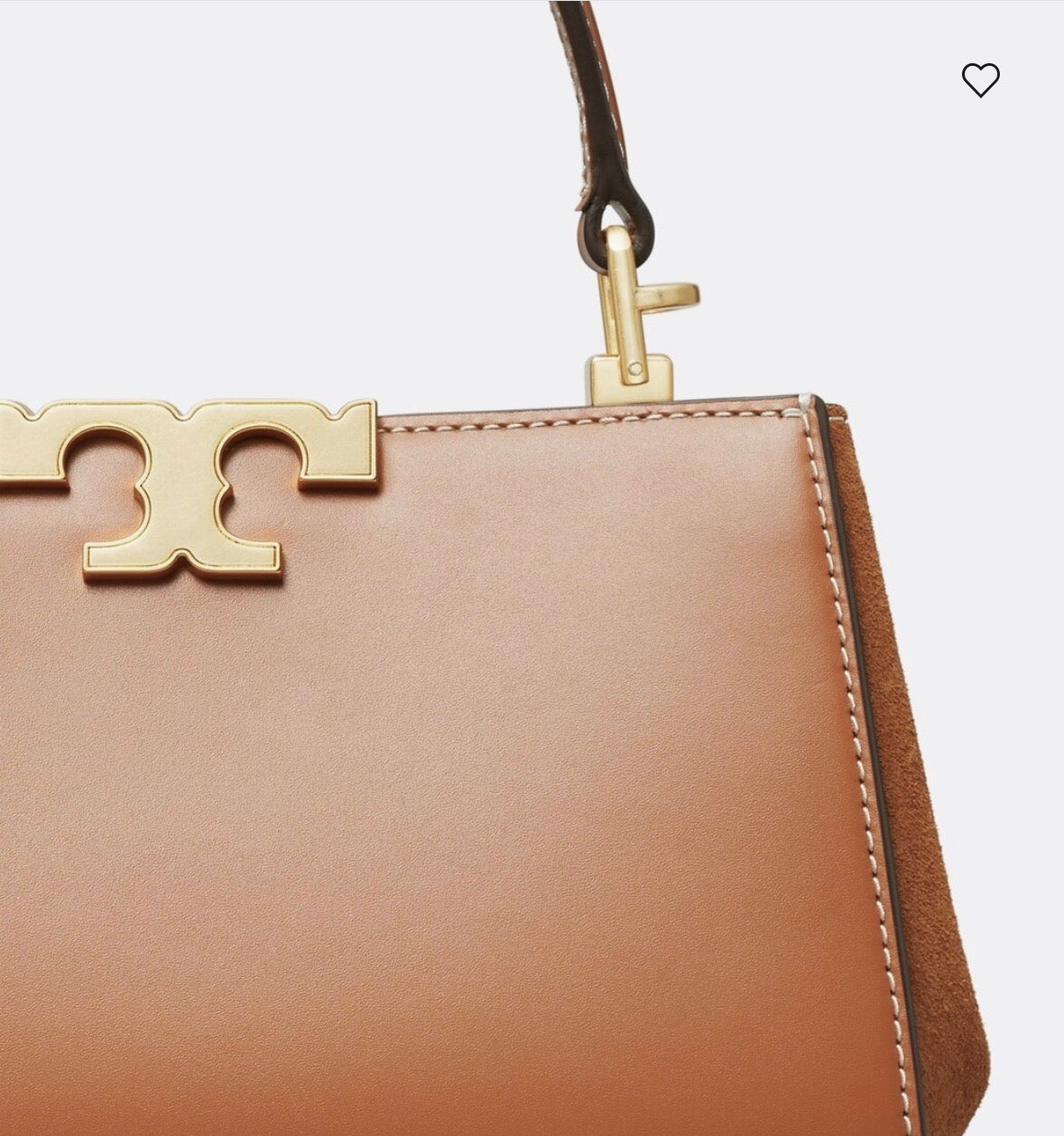 Tory Burch Mini Eleanor Satchel in camel
