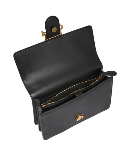 Pinko Leather messenger bag LOVE CLASSIC ICON
