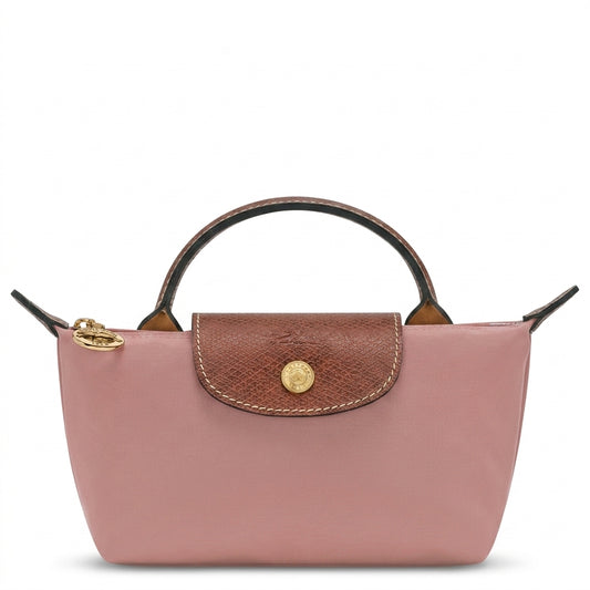 L.O.N.G.C.H.A.M.P LE PLIAGE ORIGINAL POUCH in pink tea