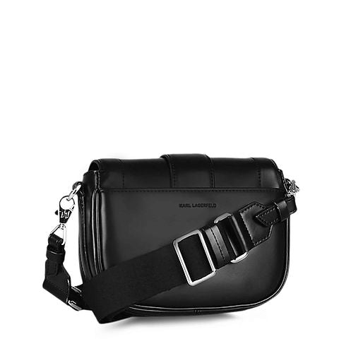 KARL LAGERFELD K/Saddle Black crossbody bag