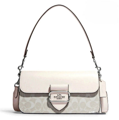 Coach MORGAN SHOULDER BAG IN SIGNATURE CANVAS
