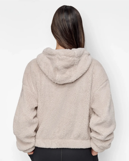 sherpa full zip jacket DKNY size M