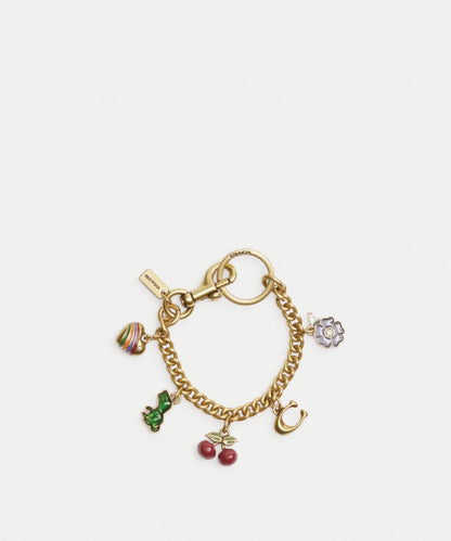 Coach Motif Chain Bag Charm