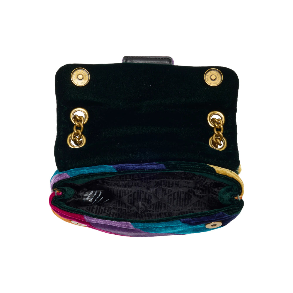 Kurt Geiger Mini Soho Fabric Shoulder Bag in Red Multi