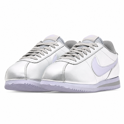 Nike Cortez Metallic Silver Shoes