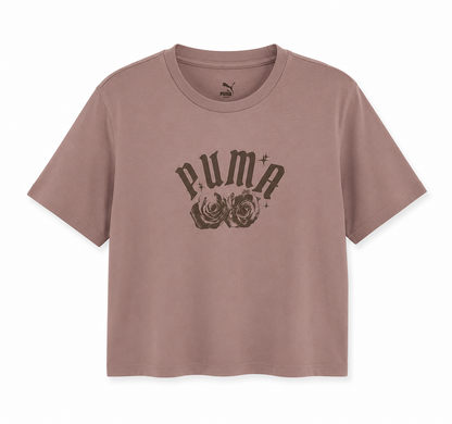 PUMA Floral Graphic T-Shirt LARGE