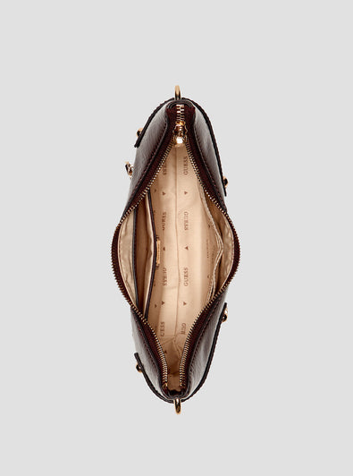 Guess Burgundy Trissa Shoulder Bag