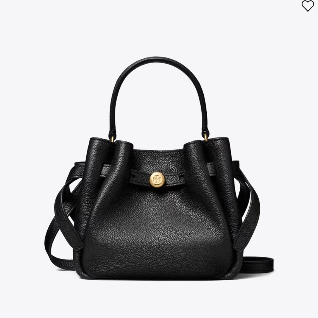 TORY BURCH MINI ROMY BUCKET BAG