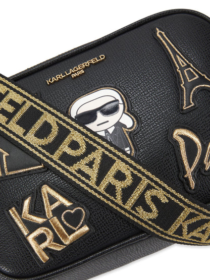 KARL LAGERFELD PARIS
Maybelle Paris Appliqué Crossbody Bag