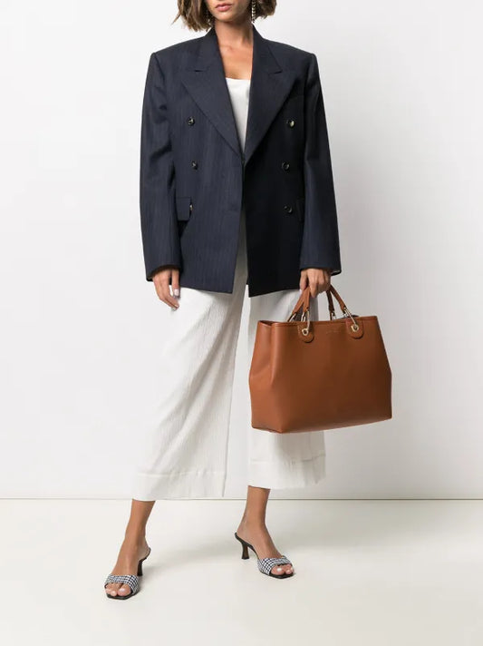 Emporio Armani
logo-strap tote bag
