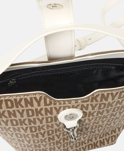 DKNY 'Taira' patterned handbag in beige