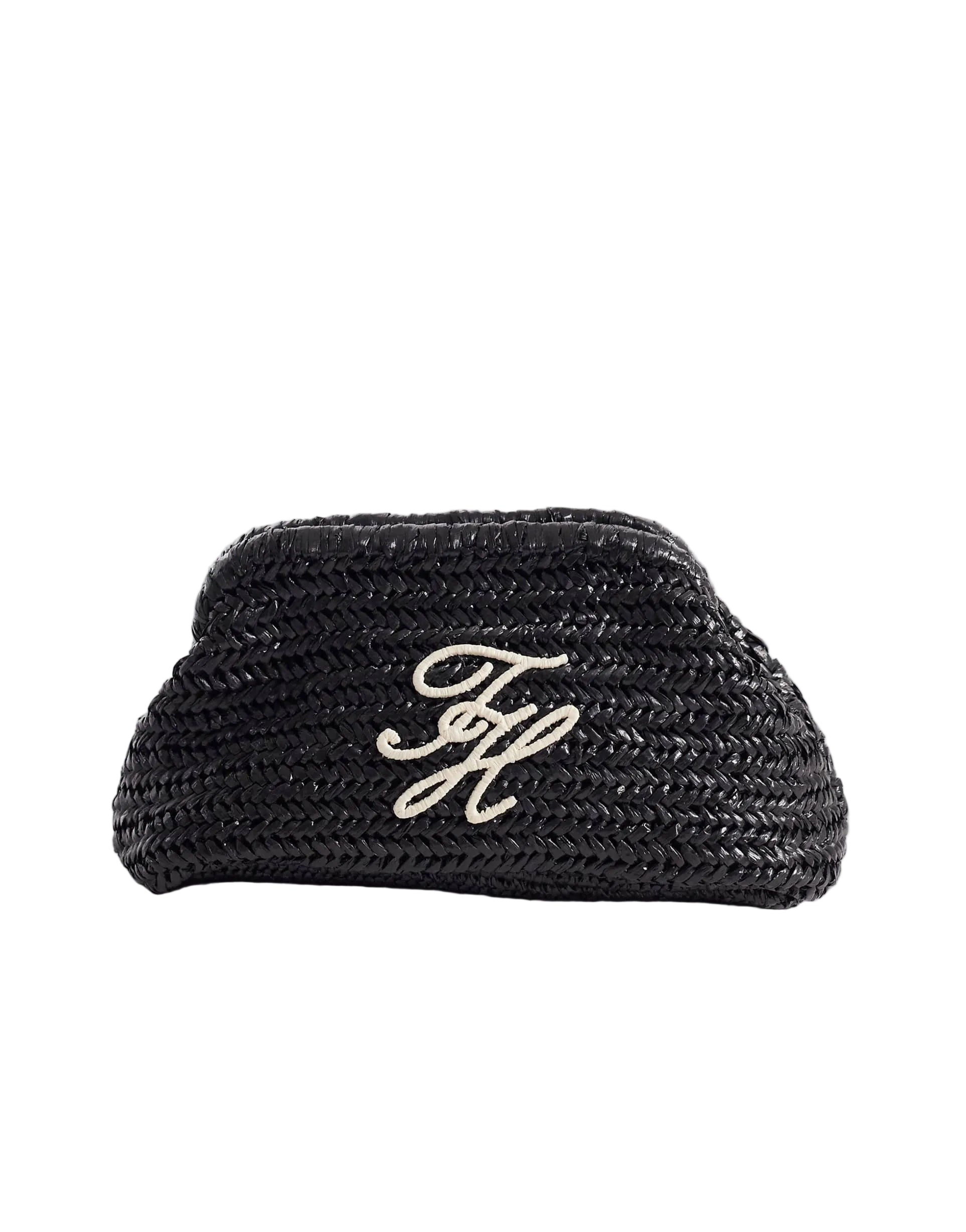Tommy Hilfiger Braided clutch bag - Black
