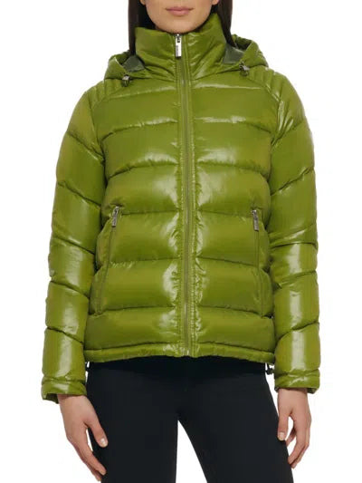 Guess hooded puffer jacket size L