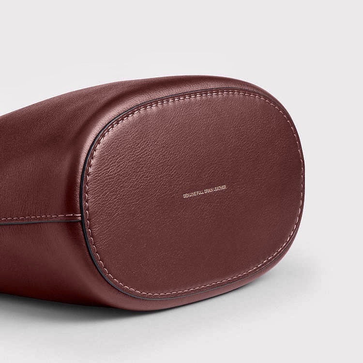 Coach Bleecker Bucket Bag 21 in burgundy