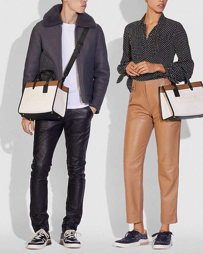 Field Tote 30 In Colorblock With Coach Badge