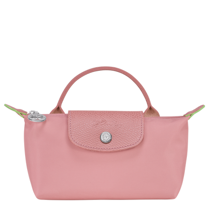 LONGCHAMP LE PLIAGE GREEN MINI POUCH WITH HANDLE Bend The Trend By Marwa