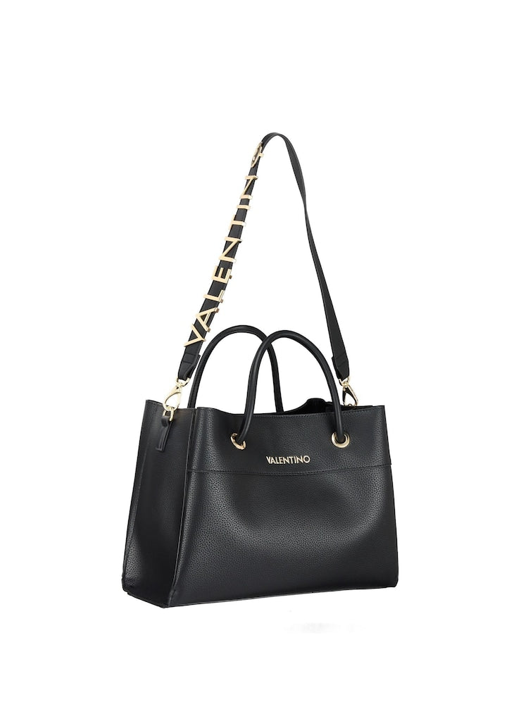 Valentino Alexia Shopping Bag in Black